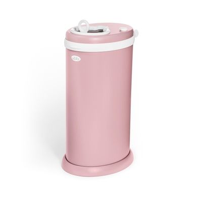 Ubbi, stalowy kosz na pieluchy, matte pink