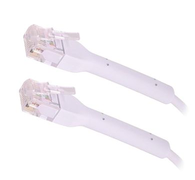 Ubiquiti, patchcord LAN, UniFi Patch Cable, Cat6, biały, 1m