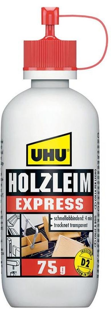 UHU, Holzleim Express, klej do drewna, 75g