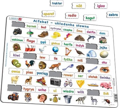Układanka Alfabet. Słowa Maxi