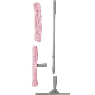 Ultra Clean, zestaw do mycia okien z teleskopową rączką, 95 cm