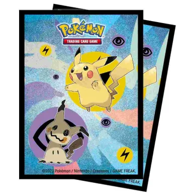 Ultra-pro, Pokemon, Sleeves Pikachu and Mimikyu Deck Protectors / Sleeves, album na karty, 65 szt.