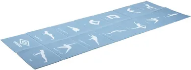 Umbro, mata do jogi, składana, 173-61 cm, niebieska