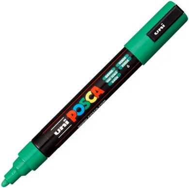 Uni, Posca, marker pigmentowy, PC-5M, zielony