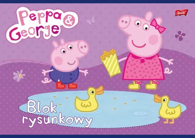 Unipap, Świnka Peppa, blok rysunkowy, A4, 20 kartek