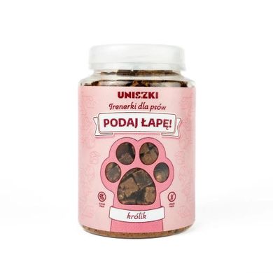 Uniszki, Trenerki, królik, przysmak dla psa, 150g