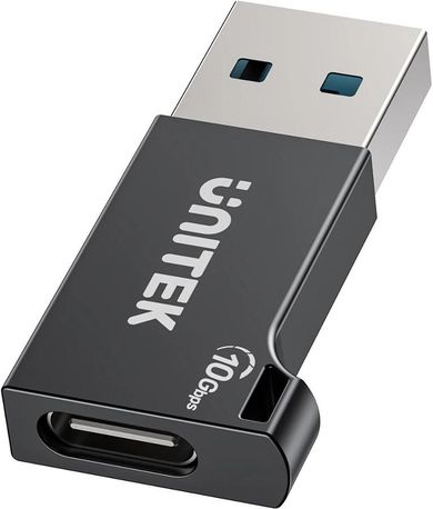 Unitek, adapter, USB-A - USB-C 10 GBPS M/F CZARNY