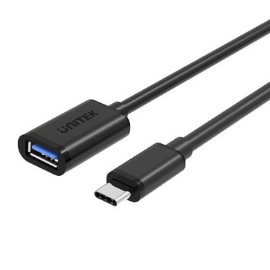 Unitek, adapter, USB TYP-C - USB A, M/F 0,2M