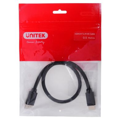 Unitek Kabel Hdmi 2.0 M/m 4k 60hz,, 0.5m, Y-c185m