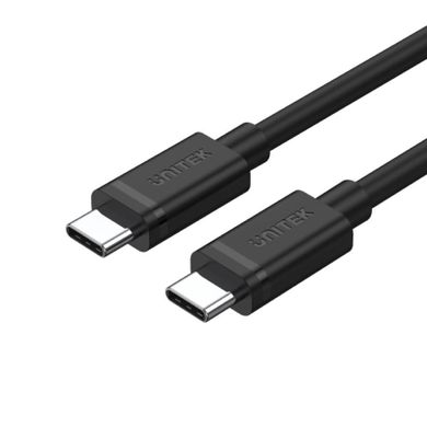 Unitek, kabel, USB C-C, 2m, czarny