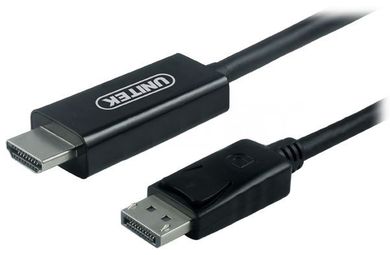 Unitek, przewód, Displayport To HDMI, 1.8m