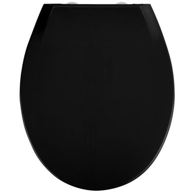 Uniwersalna deska sedesowa, czarna, z tworzywa Thermoplast