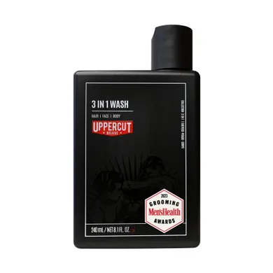 Uppercut, 3 in 1 Wash, żel do mycia włosów twarzy i ciała, 240 ml