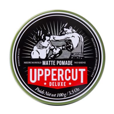 Uppercut, Matte Pomade, matowa pomada do włosów, 100g