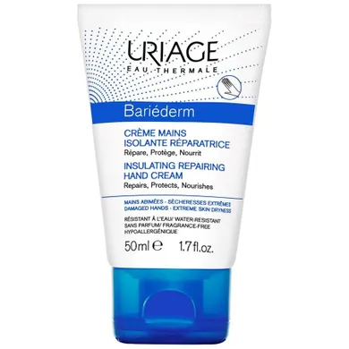 Uriage, Bariederm Cica Hand Cream, izolująco-naprawczy, krem do rąk, 50 ml