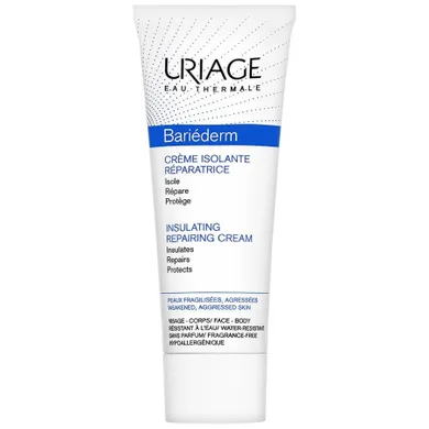 Uriage, Bariederm Insulating Repairing Cream, regenerujący krem barierowy do twarzy i ciała, 75 ml