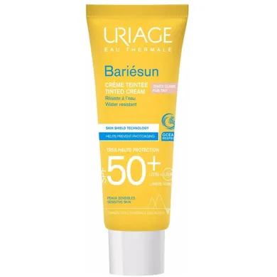 Uriage, Bariesun Tinted Cream, przeciwsłoneczny krem tonujący SPF50+ Jasny Beż, 50 ml