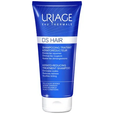 Uriage, DS Hair Kerato-Reducing Treatment Shampoo, łagodzący szampon oczyszczający, 150 ml
