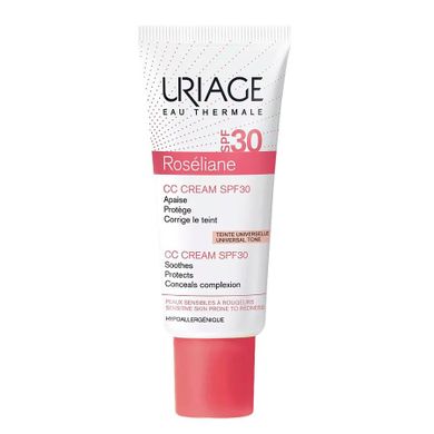 Uriage, Roseliane CC Cream, krem CC do cery naczynkowej, SPF30, 40 ml