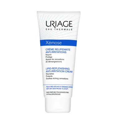 Uriage, Xemose Lipid-Replenishing Anti-Irritation Cream, kojący krem uzupełniający lipidy, 200 ml