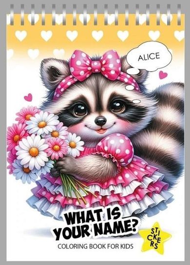 Urocze zwierzątka. Kolorowanka z naklejkami