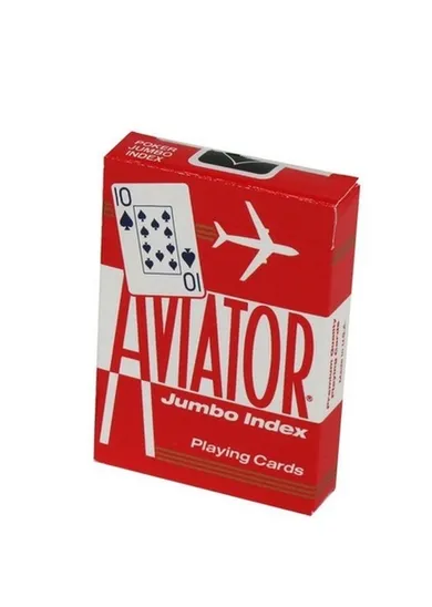 U.S.Playing Card Company, karty do gry Aviator Jumbo Index