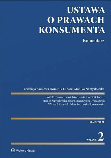 Ustawa o prawach konsumenta. Komentarz