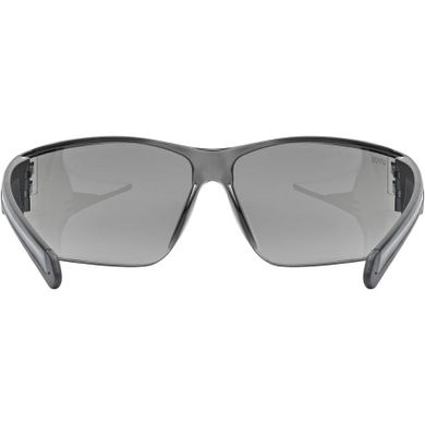 Uvex, Equate, okulary rowerowe, black matt-smoke