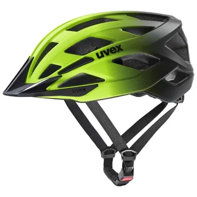 Uvex, I-vo 2, kask rowerowy, 60-64 cm, neon yellow-black matt
