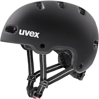 Uvex, Kid 4, kask rowerowy, dziecięcy, 55-58 cm, black matt