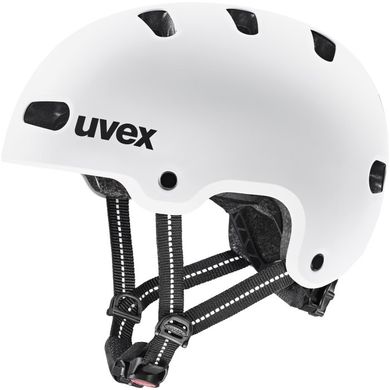 Uvex, Kid 4, kask rowerowy, dziecięcy, 55-58 cm, white matt