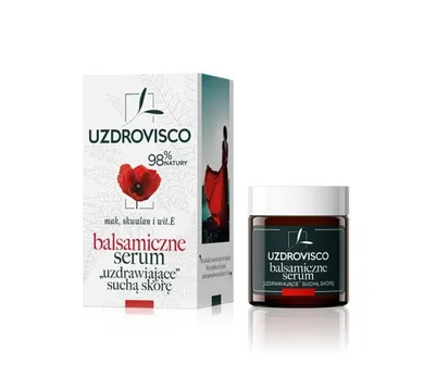 Uzdrovisco, balsamiczne serum do twarzy ''uzdrawiające suchą skórę'', Mak, 25 ml