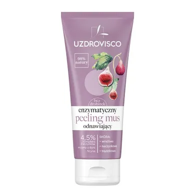 Uzdrovisco, bezolejowy enzymatyczny peeling mus odnawiający, 60 ml