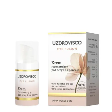 Uzdrovisco, Eye Fusion, krem regenerujący pod oczy i na powieki, 15 ml