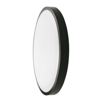 V-tac, lampa sufitowa, okrąła, czarna, plafon LED, 18W, 22,5 cm, 4000k