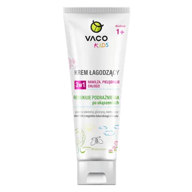 Vaco, Eco, krem łagodzący skutki ukąszeń od 1 roku życia, 75 ml