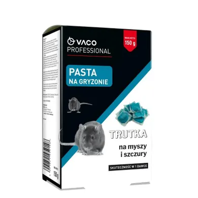 Vaco Professional, trutka na myszy i szczury, pasta, 150g