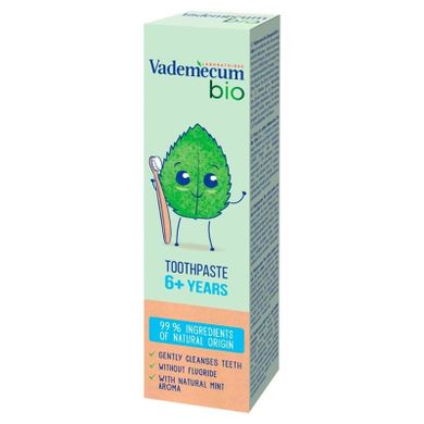 Vademecum, Bio Kids, pasta do zębów, mint, od 6 lat, 50 ml