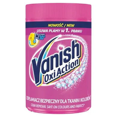 Vanish, Oxi Action, odplamiacz do tkanin w proszku, 625 g