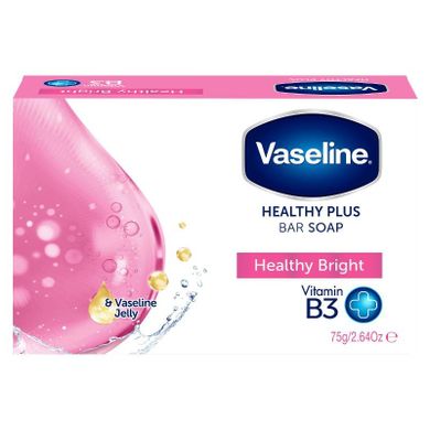 Vaseline, mydło w kostce z wazeliną, healthy bright, 75g