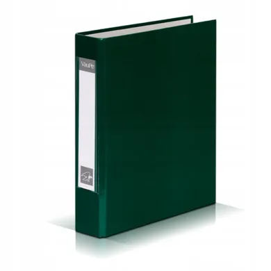 Vau-Pe, segregator A5, 4 cm, 2 ringi, zielony