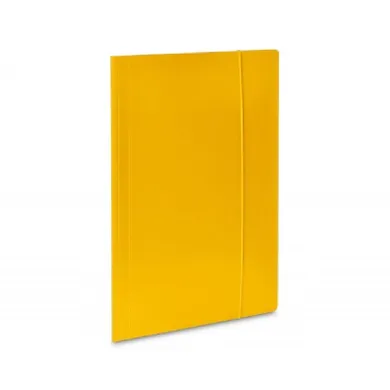 Vau-Pe, teczka z gumką A4, eko, żółty, 1 szt.
