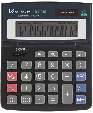 Vector, kalkulator biurowy, 12 cyfrowy wyświetlacz