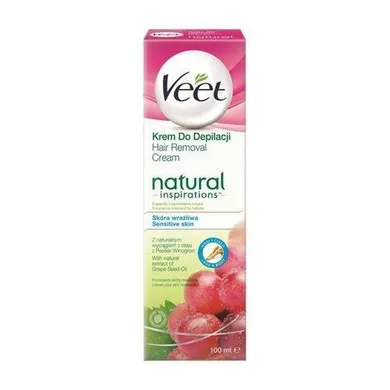 Veet, Natural Inspirations, krem do depilacji dla skóry wrażliwej, 100 ml