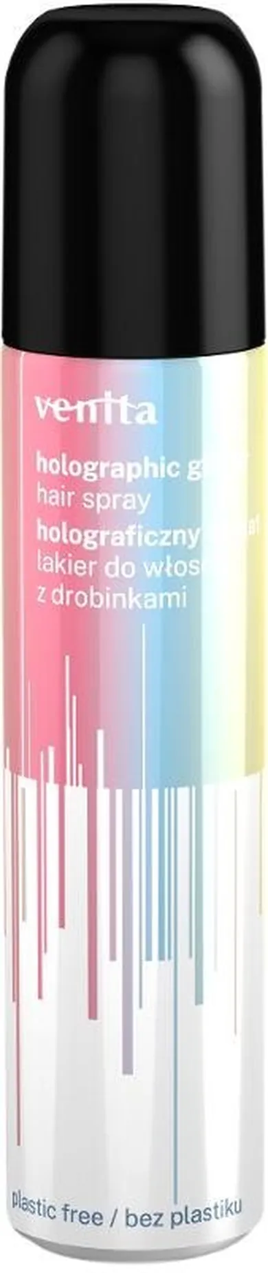 Venita, Glitter Hair Spray, lakier do włosów z drobinkami, holograficzny, 75 ml