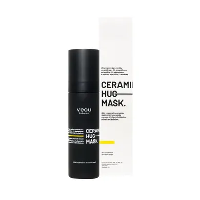Veoli Botanica, Ceramide Hug Mask, ultraregenerująca maska ceramidowa z 3% kompleksem ceramidów 1% ekstraktem z wąkroty azjatyckiej i trehalozą, 50 ml