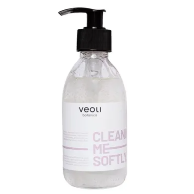 Veoli Botanica, Cleaning Me Softly, nawilżająco-łagodzący żel do mycia twarzy, 190 ml