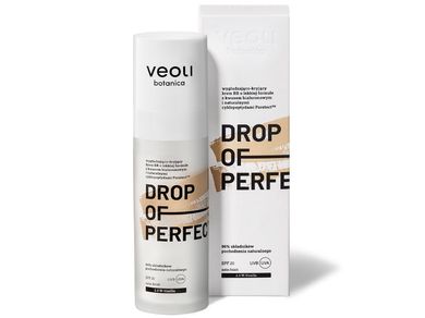 Veoli Botanica, Drop Of Perfection SPF20, wygładzająco-kryjący krem BB o lekkiej formule 2.0 W-Vanilla, 30 ml