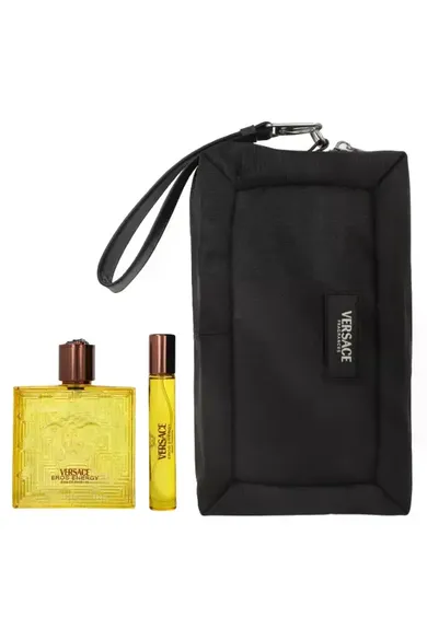 Versace, Eros Energy zestaw woda perfumowana, spray, 100 ml + woda perfumowana, spray, 10 ml + kosmetyczka