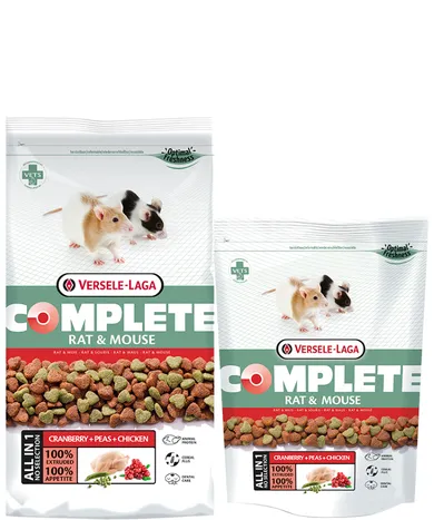 Versele Laga, Complete, Rat & Mouse, ekstrudat dla szczurów i myszy, 2 kg